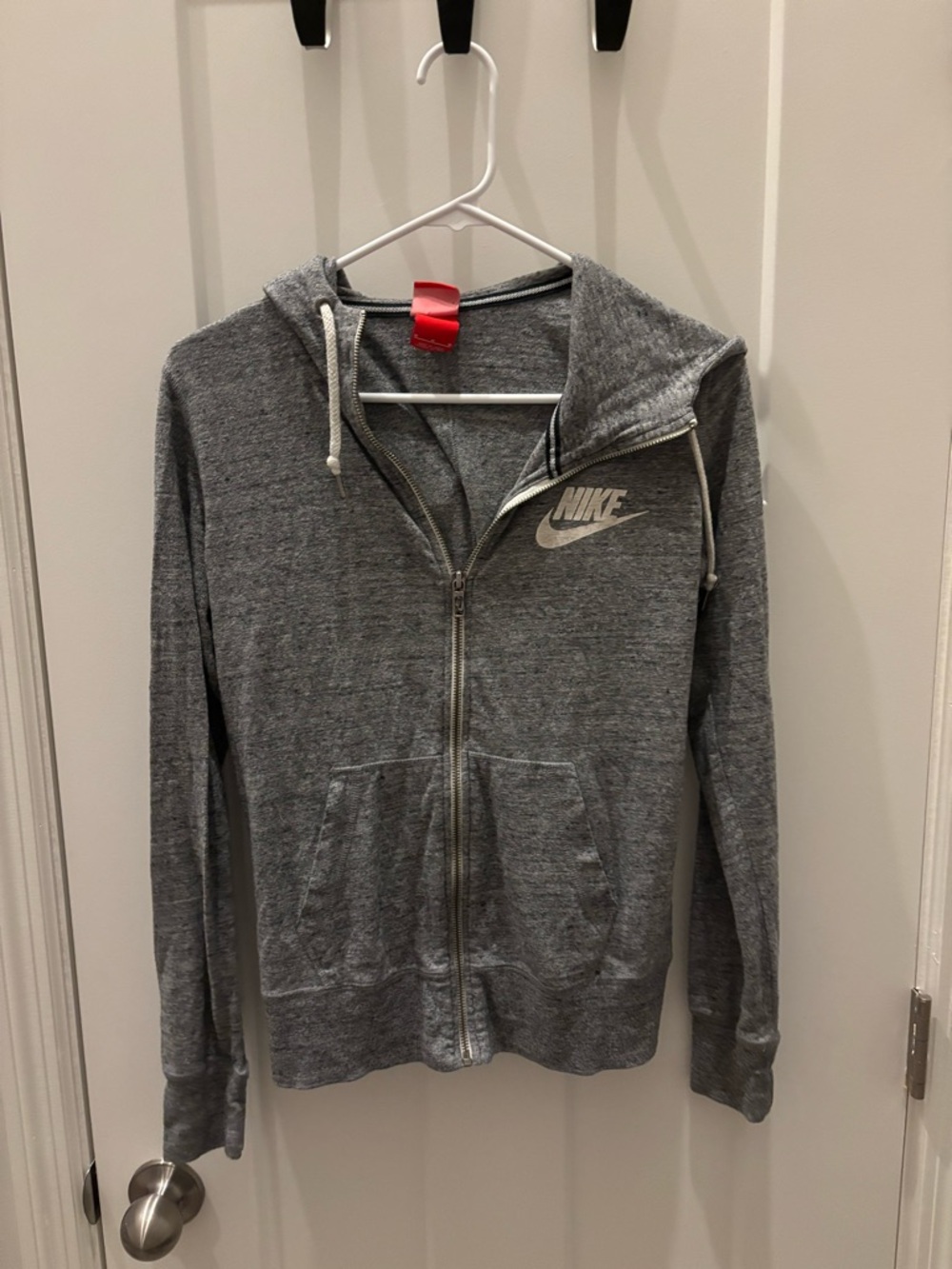 Nike Grey Hooded Zip Jacket